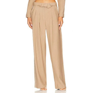 NONChalant Label Radford Pant in Camel Small Womens Wide Leg Trousers